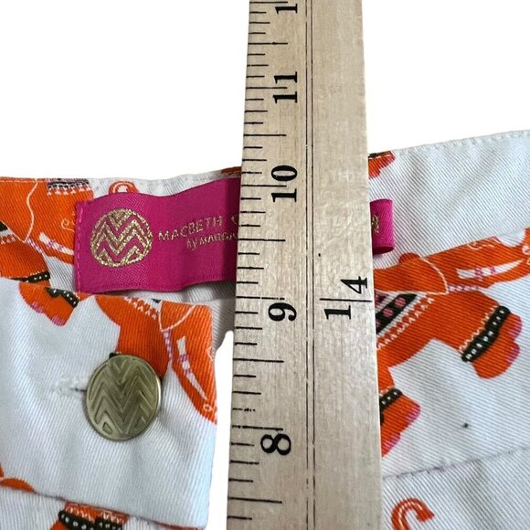 Macbeth Collection By Margaret Josephs Women's Elephant Print Shorts Size M - Picture 8 of 12